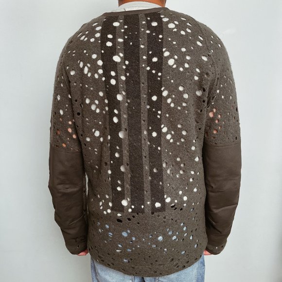 Y-3 Holes All Over Sweatshirt | Mens | Small - Picture 2 of 4